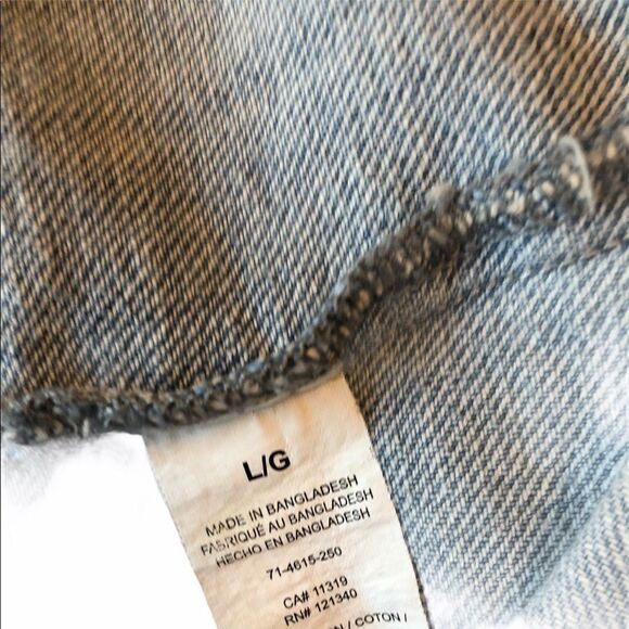 dynamite Blue Jean Distressed Vest - Picture 6 of 12